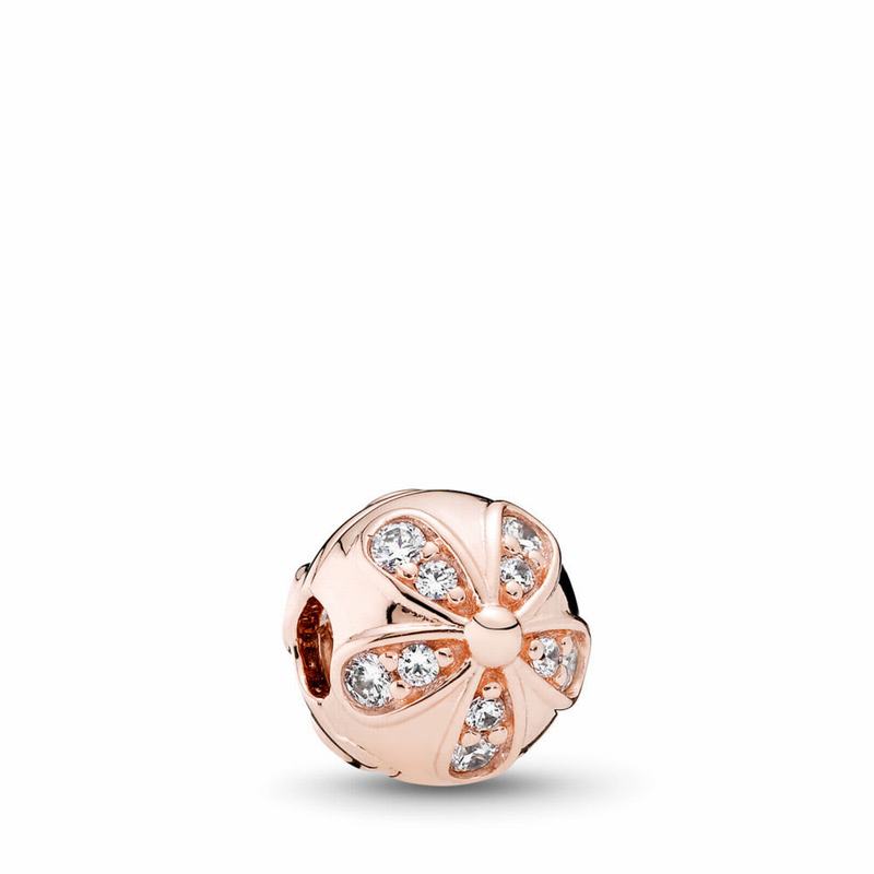 Talismane Pandora Rose™ Dazzling Daisies Clip (rVo4IBMy)